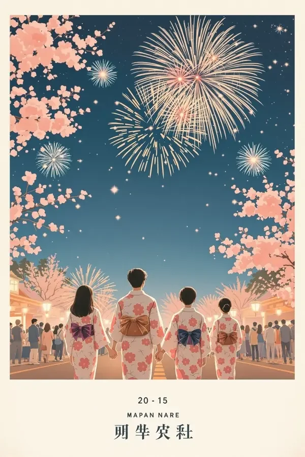 花火の夜 海报